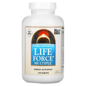 Source Naturals Life Force Multiple без железа 120 таблеток