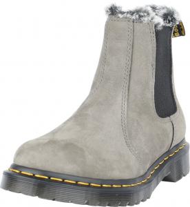 Ботинки Dr. Martens 2976 Leonore - Nickel Grey Milled Nubuck Wp, серый