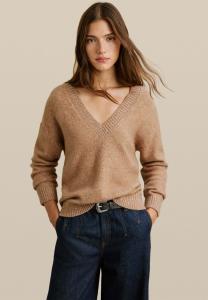 Джемпер Pepe Jeans W11 EMMA V NECK, Light Brown