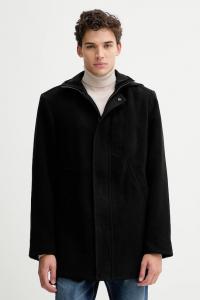 Пальто из смесовой шерсти G-Star, черный