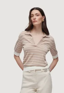 Рубашка поло ecs chiusa Liu Jo, Beige-White