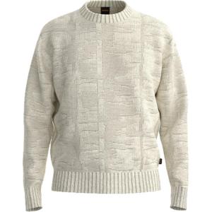 Трикотажный свитер HUGO BOSS, экрю