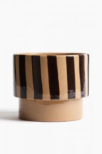 Цветочный горшок H&M Terracotta Cover For, 14,5 см, коричневый/черный