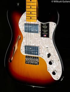 Fender American Vintage II 1972 Telecaster Thinline 3-Color Sunburst (469) Fender American II Telecaster Thinline (469)