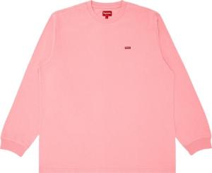 Лонгслив Supreme Small Box Long-Sleeve Tee 'Pink', розовый