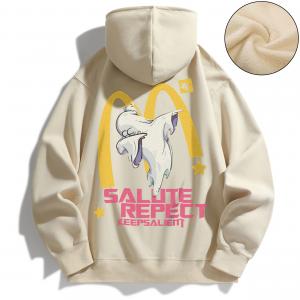 Толстовка унисекс KS, Хаки-Флисовая подкладка