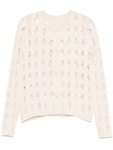 Кардиган рыхлой вязки PINKO, нейтральный