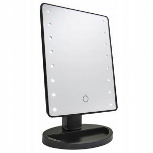Зеркало для макияжа со светодиодной подсветкой, черное, Inna marka, черный