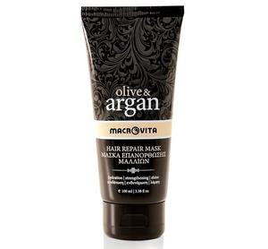 Восстанавливающая маска для волос с аргановым маслом 100мл MACROVITA OLIVE & ARGAN