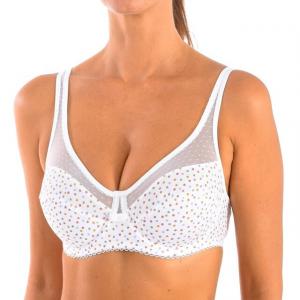 Большой органический бюстгальтер на косточках 00asf для женщин Dim, белый