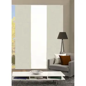 Раздвижная штора PIVE набор из 3 штук Панельная каретка 3 шт. комплект раздвижных штор с цифровой печатью PIVE Home Wohnideen, серо-коричневый