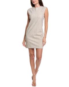 Платье Theory Byron Shift, бежевый