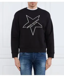 Толстовка Regular fit Armani Exchange, черный