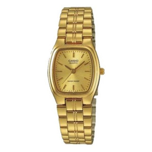 Часы CASIO Stainless Steel Strap Gold Analog, желтый