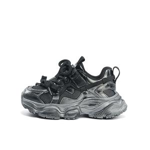 Износостойкие низкие повседневные кроссовки Kids' Jeep, полированный коричневый