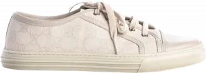 Кроссовки Gucci Wmns GG Low Cotton Washed - White, белый