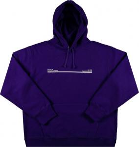 Толстовка Supreme Shop Hooded Sweatshirt - Los Angeles 'Purple', фиолетовый