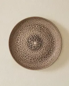 Тарелка Zara Home Dinner With Raised Design, коричневый