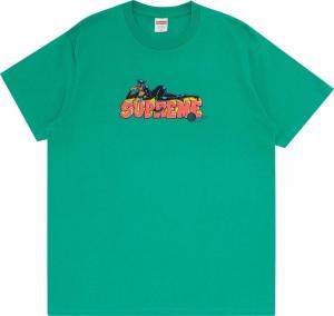 Футболка Supreme Catwoman Tee 'Green', зеленый