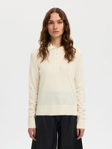 SELECTED Свитер 'SLFThea' из шерсти белый