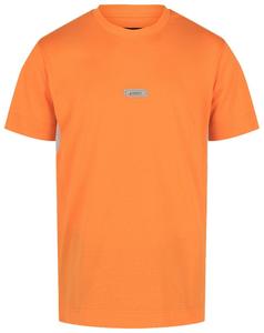 Футболка Givenchy с круглым вырезом и короткими рукавами, оранжевого цвета