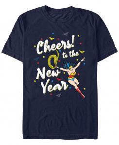 Мужская футболка wonder woman wonderful new year с короткими рукавами Fifth Sun, синий