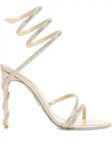 Босоножки на спиральном каблуке René Caovilla, нейтральный