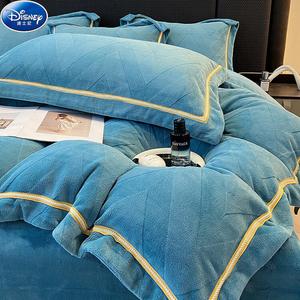 Disney Комплект постельного белья 2.0м, 4 предмета, простыня, пододеяльник 220x240 см, утепленный флисом, Lujilan