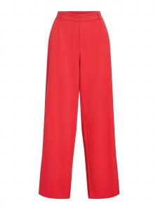 VILA Широкие брюки 'VIVarone' в ярко-красном цвете