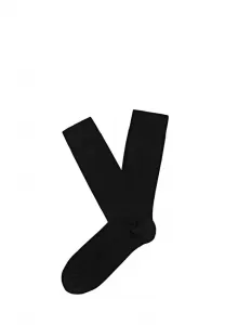 Однотонные вязаные носки Massimo Dutti, Black