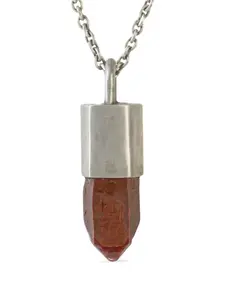 Колье с кварцем Parts of Four, серебяный