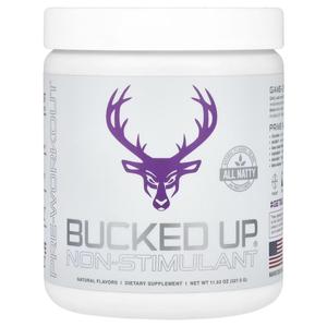 Предтренировочный препарат, не стимулирующий, Grape Gainz, 11,53 унции (327 г) Bucked Up
