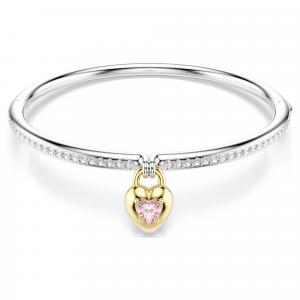 Браслет Swarovski Idyllia Mixed Cuts, Heart, розовый