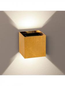 s.Luce Квадратная крышка для подставки Ixa, покрытая сусальным золотом