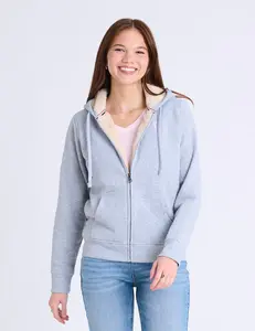 Худи U.S. Polo Assn Full Zip Fleece, серо-голубой