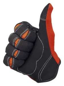 Мотоциклетные перчатки Билтвелл Biltwell Apparel, оранжевый/черный