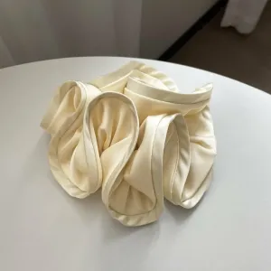 Большая резинка для волос для взрослых, объемная резинка для волос Miniministore, цвет Ivory