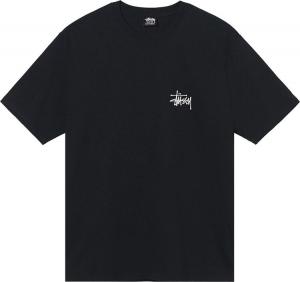 Футболка Stussy Basic Stussy Tee 'Black', черный