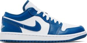 Кроссовки Wmns Air Jordan 1 Low Marina Blue, синий