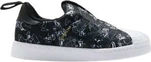 Кроссовки Adidas Disney x Superstar 360 Infant, черный