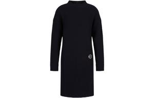Женское платье с длинным рукавом темно-синее ARMANI EXCHANGE