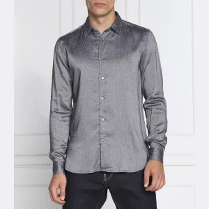 Roger_F рубашка узкого кроя Boss, серый