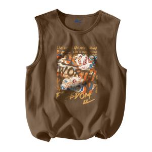 Мужская майка Tank Tops WARRIOR, Coffee