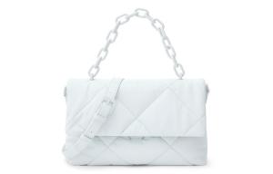 Тканевая подушка-сумка Маленькая сумка CK Сумка через плечо Женская сумка Матовый черный Темно-черный/Песочный Песочный/Белый Белый CHARLES&KEITH