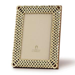 Рамка L'Objet "Gold Braid", 8 x 10 дюймов, золотой