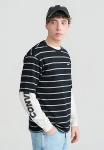 Футболка в полоску Converse, Black/Grey Heather