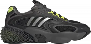 Кроссовки Adidas 4D Krazed 'Black Solar Yellow', черный