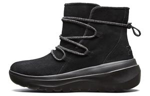 Женские ботинки Skechers зимние на кулиске, черный