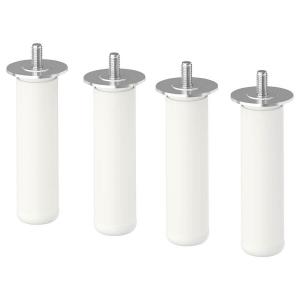 Ножки Ikea Latthet, белый/металл