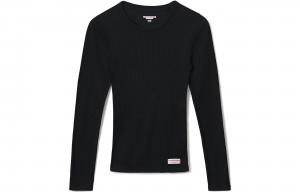 Риб-футболка с длинными рукавами Alexander Wang, черный